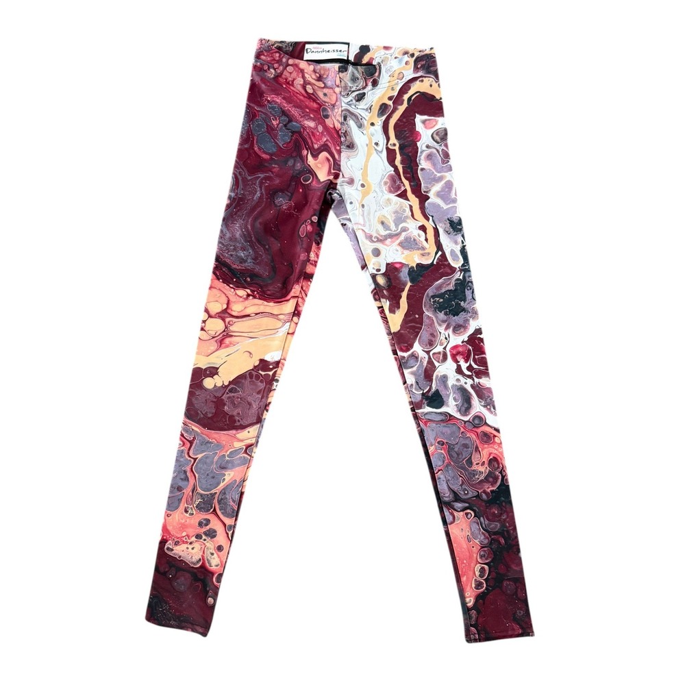 Debbie Dannheisser Fine Art Leggings XS Marble Art to Wear Dopamine Dressing